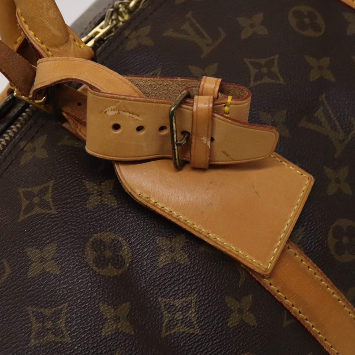 LOUIS VUITTON Monogram Keepall 60 Boston Bag M41422 LV Auth bs26301
