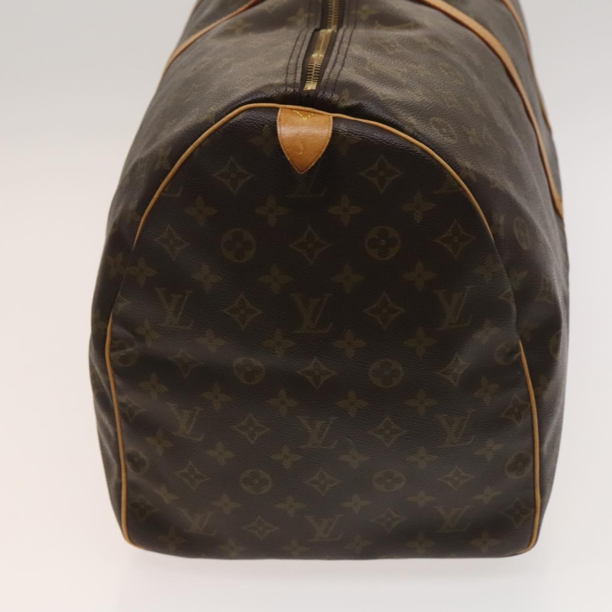 LOUIS VUITTON Monogram Keepall 60 Boston Bag M41422 LV Auth bs26301