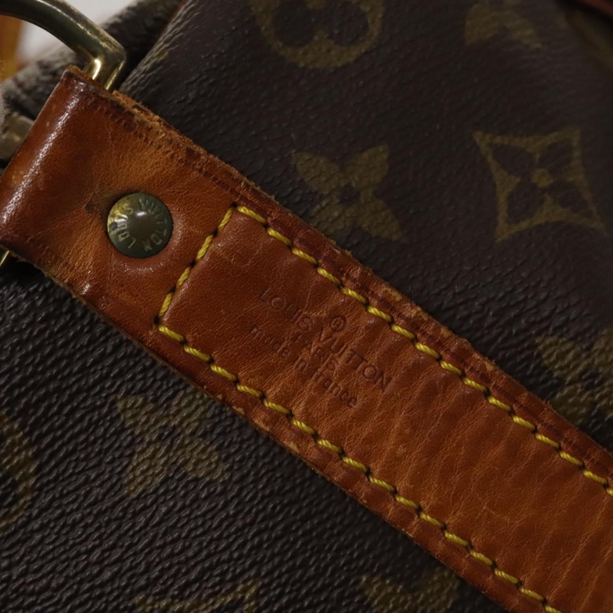 LOUIS VUITTON Monogram Keepall Bandouliere 50 Boston Bag M41416 LV Auth bs26309