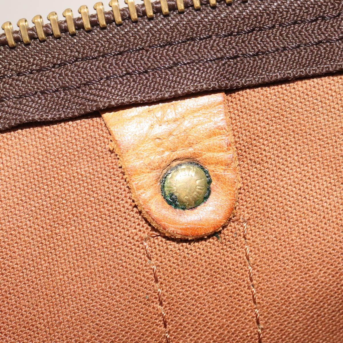 LOUIS VUITTON Monogram Keepall Bandouliere 50 Boston Bag M41416 LV Auth bs26309