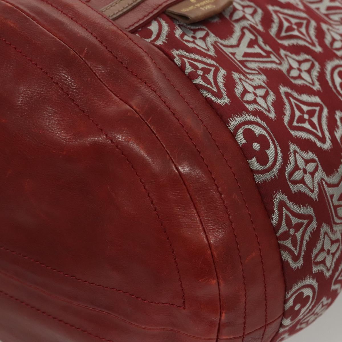 LOUIS VUITTON Monogram Jaguar Aviator Hand Bag Bordeaux M40384 LV Auth bs26320