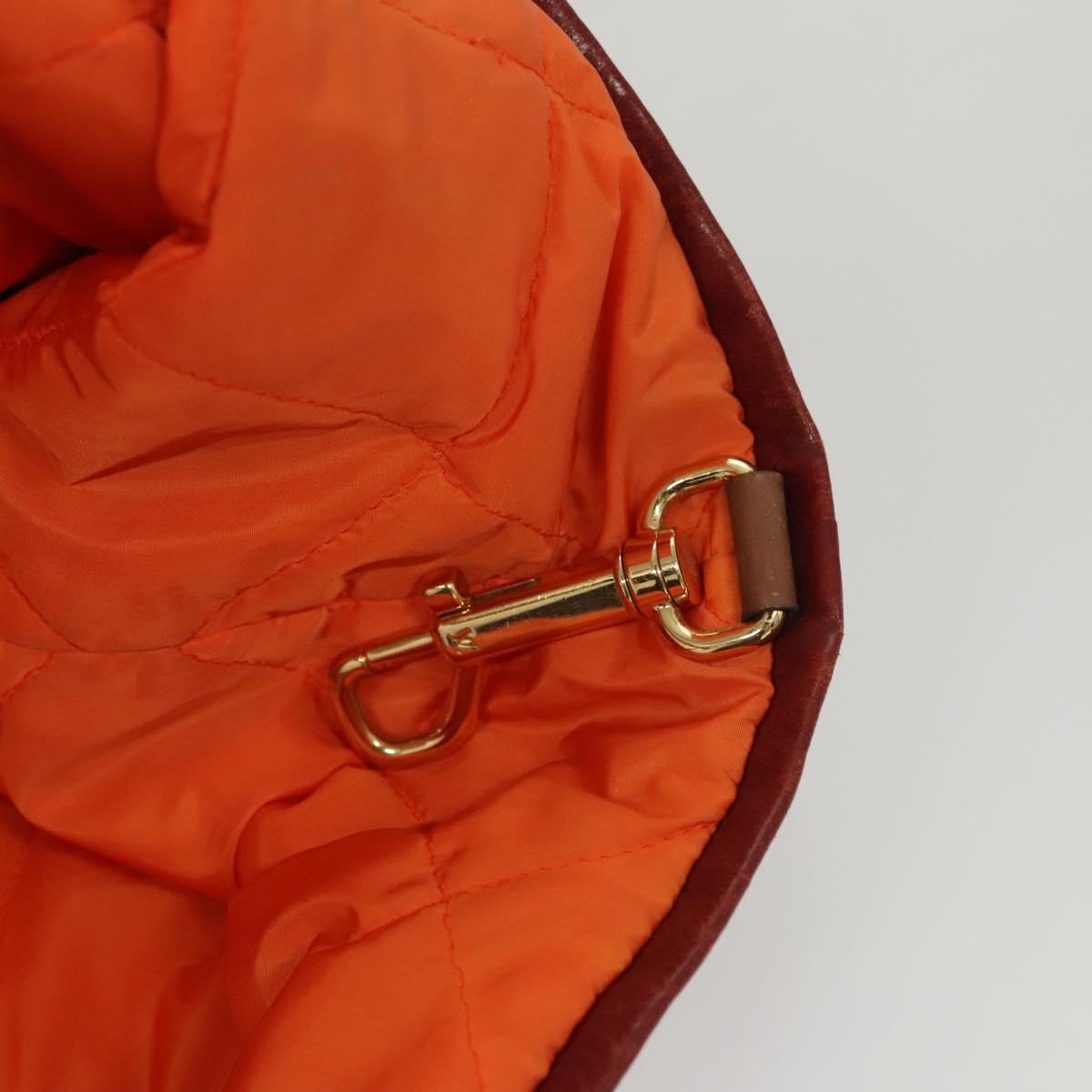 LOUIS VUITTON Monogram Jaguar Aviator Hand Bag Bordeaux M40384 LV Auth bs26320