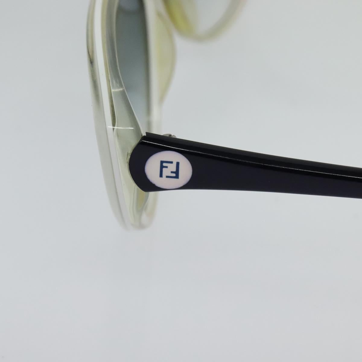 FENDI Sunglasses plastic White Auth bs26338