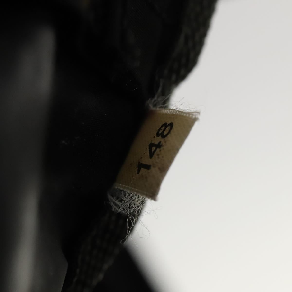 PRADA Sports Boston Bag Nylon Black Silver Auth bs26343