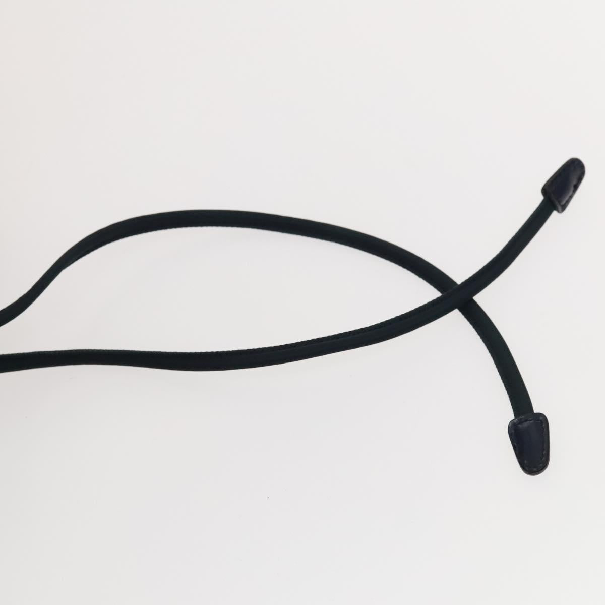 PRADA Backpack Nylon Blue Silver Auth bs26347