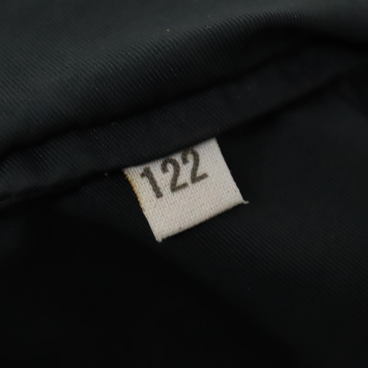 PRADA Backpack Nylon Blue Silver Auth bs26347