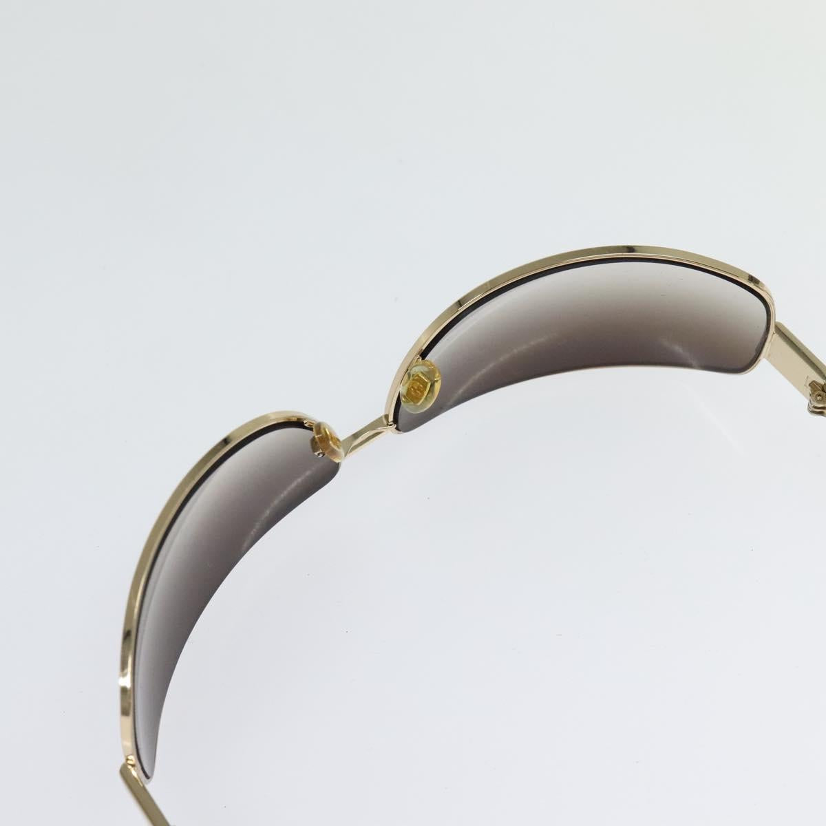 GUCCI Sunglasses plastic Brown Auth bs26397