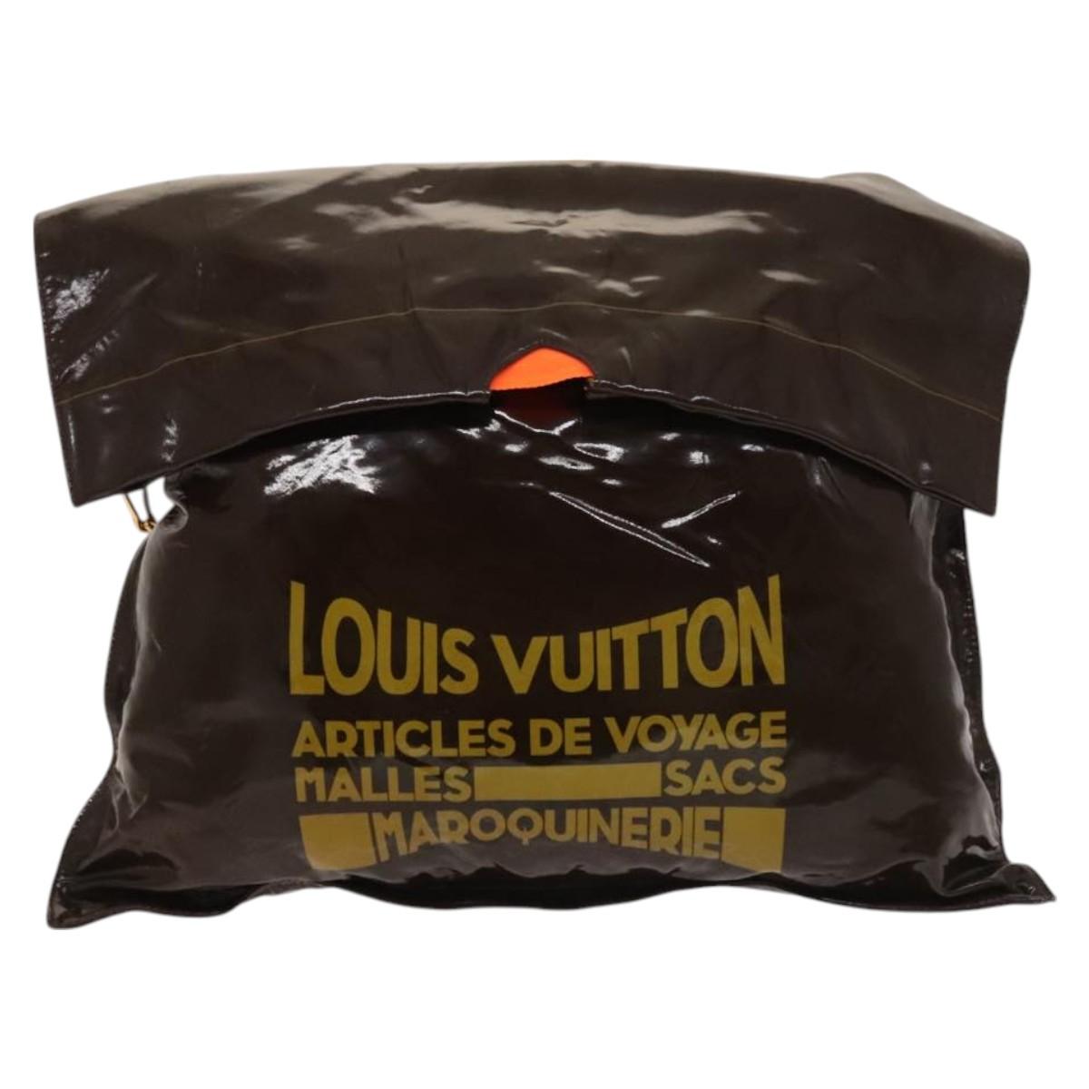 LOUIS VUITTON Spring 2010 Collection Buzas Bag Enamel Brown M93188 Auth bs26423