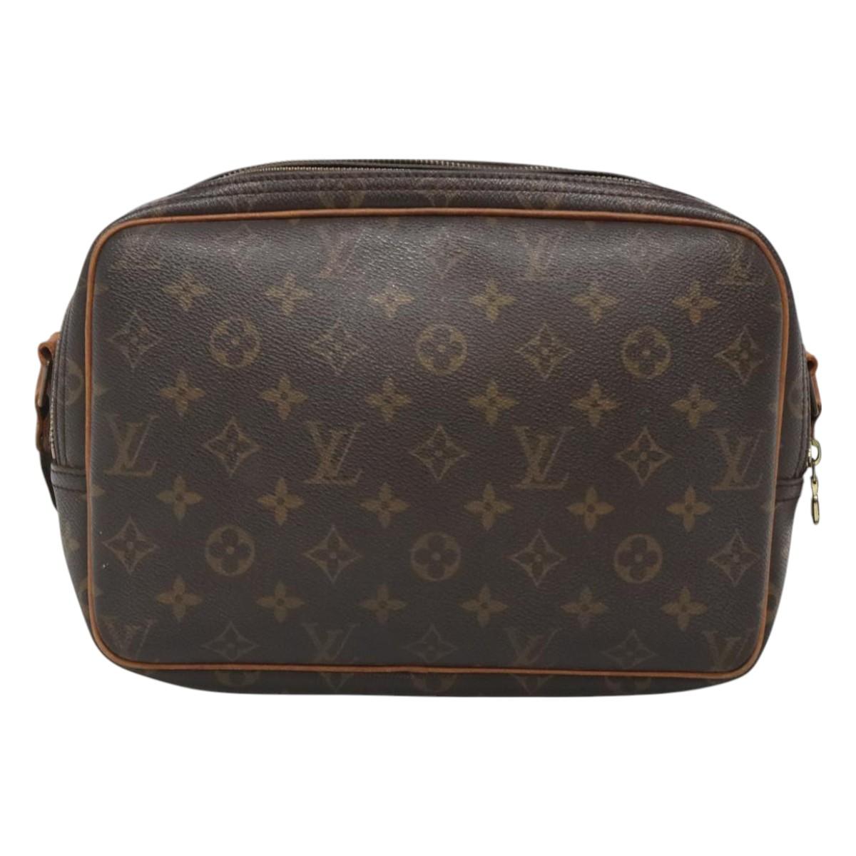LOUIS VUITTON Monogram Reporter PM Shoulder Bag M45254 LV Auth bs26448