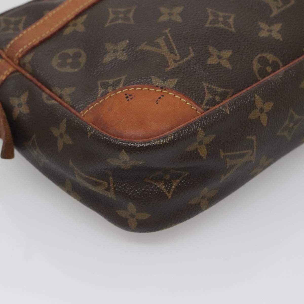 LOUIS VUITTON Monogram Compiegne 28 Clutch Bag M51845 LV Auth bs26464