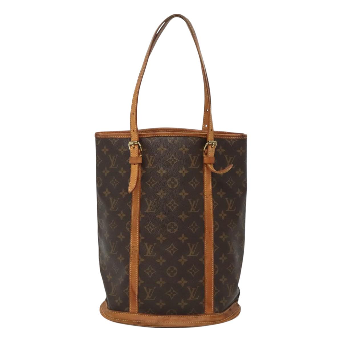LOUIS VUITTON Monogram Bucket GM Shoulder Bag M42236 LV Auth bs26467