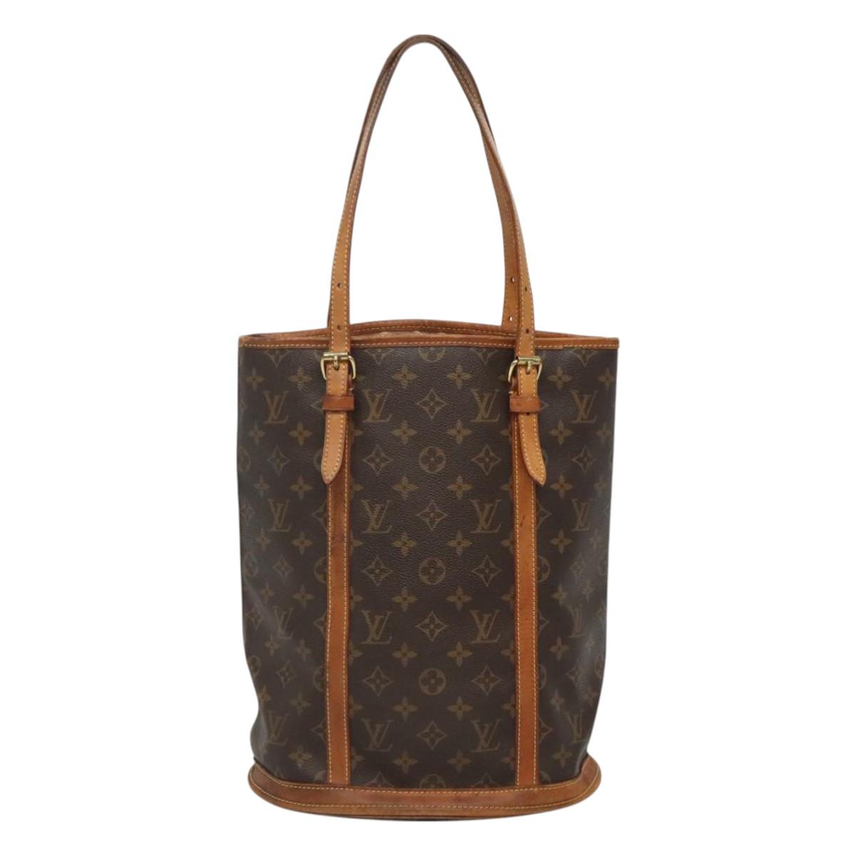 LOUIS VUITTON Monogram Bucket GM Shoulder Bag M42236 LV Auth bs26467