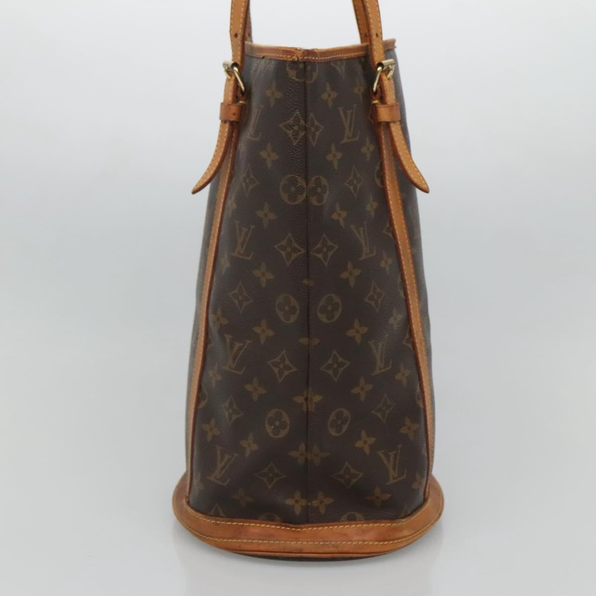 LOUIS VUITTON Monogram Bucket GM Shoulder Bag M42236 LV Auth bs26467