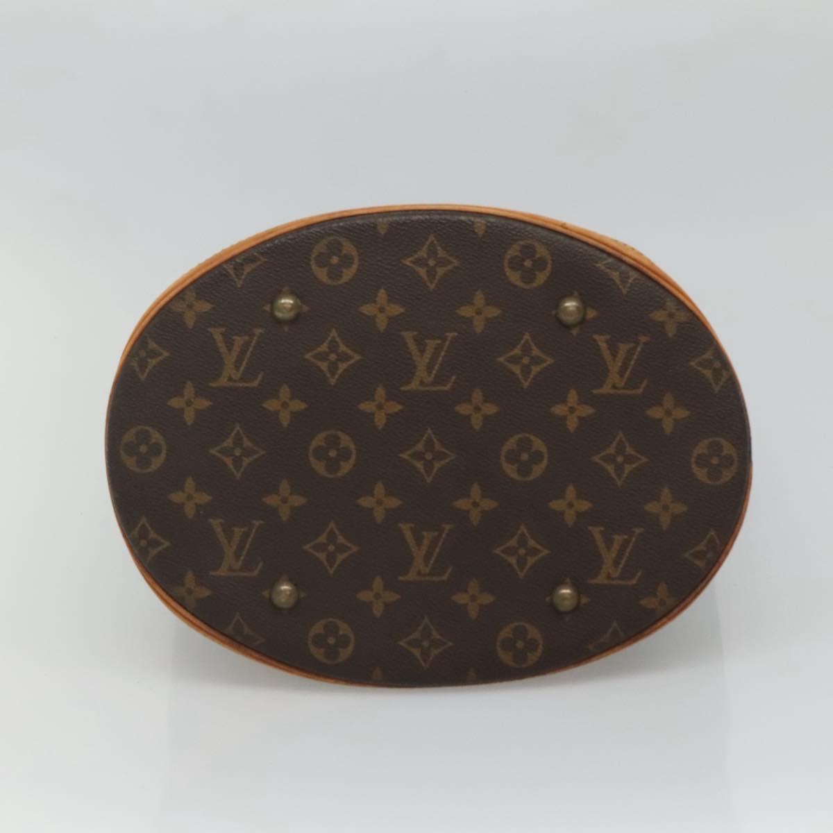 LOUIS VUITTON Monogram Bucket GM Shoulder Bag M42236 LV Auth bs26467