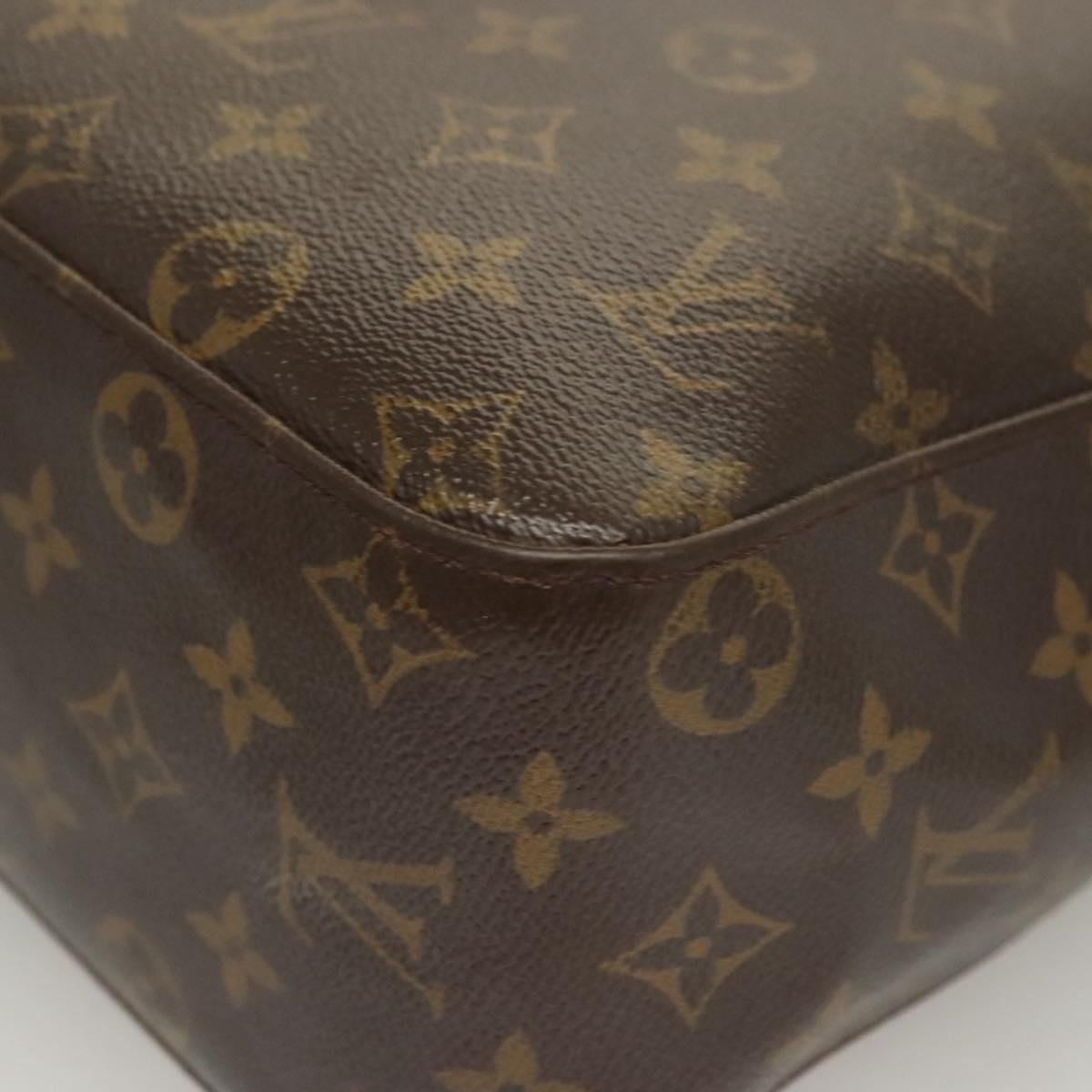 LOUIS VUITTON Monogram Looping GM Shoulder Bag M51145 LV Auth bs26482
