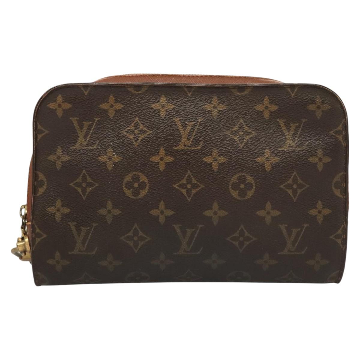 LOUIS VUITTON Monogram Orsay Clutch Bag M51790 LV Auth bs26503