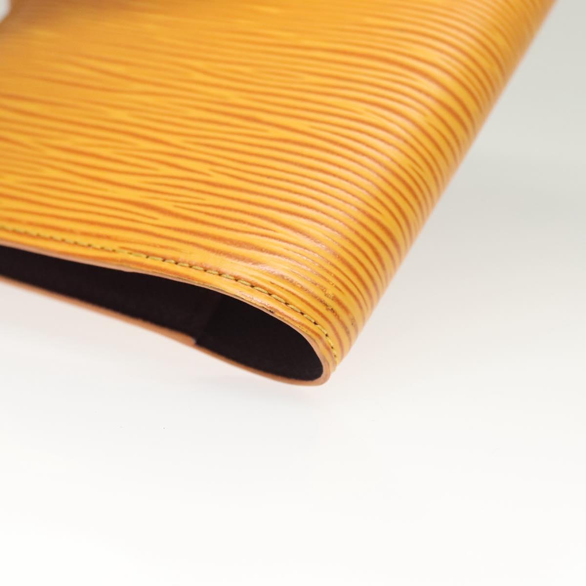 LOUIS VUITTON Epi Agenda PM Day Planner Cover Yellow R20059 LV Auth bs26514