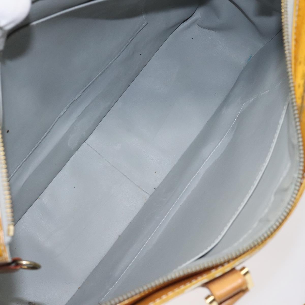 LOUIS VUITTON Monogram Vernis Columbus Tote Bag Gris M91028 LV Auth bs26524