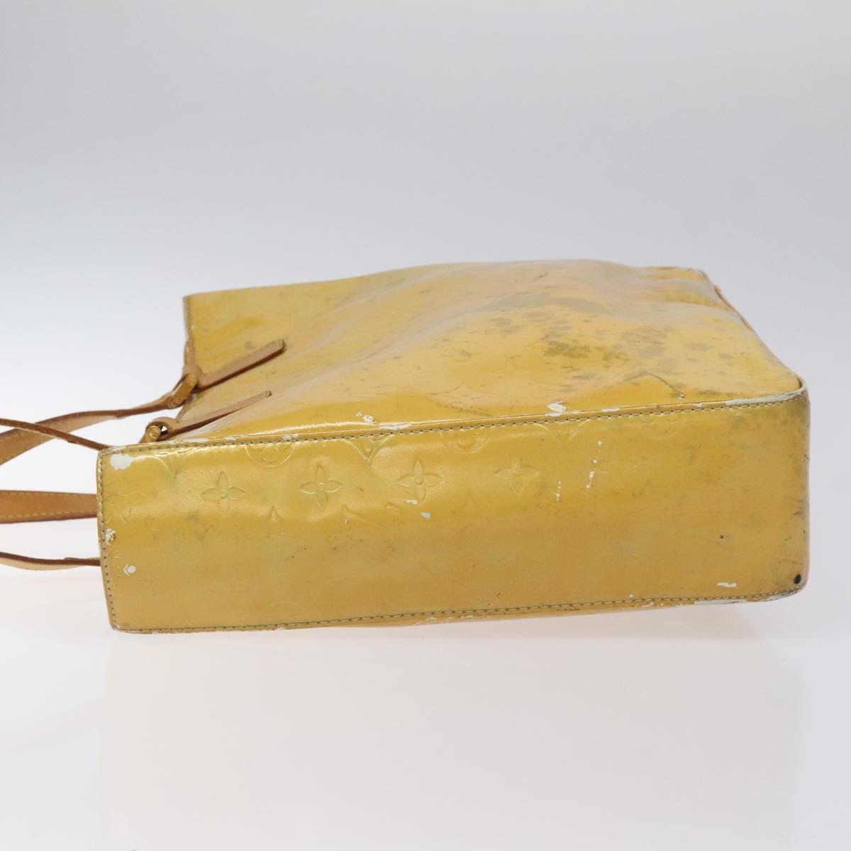 LOUIS VUITTON Monogram Vernis Columbus Tote Bag Gris M91028 LV Auth bs26524