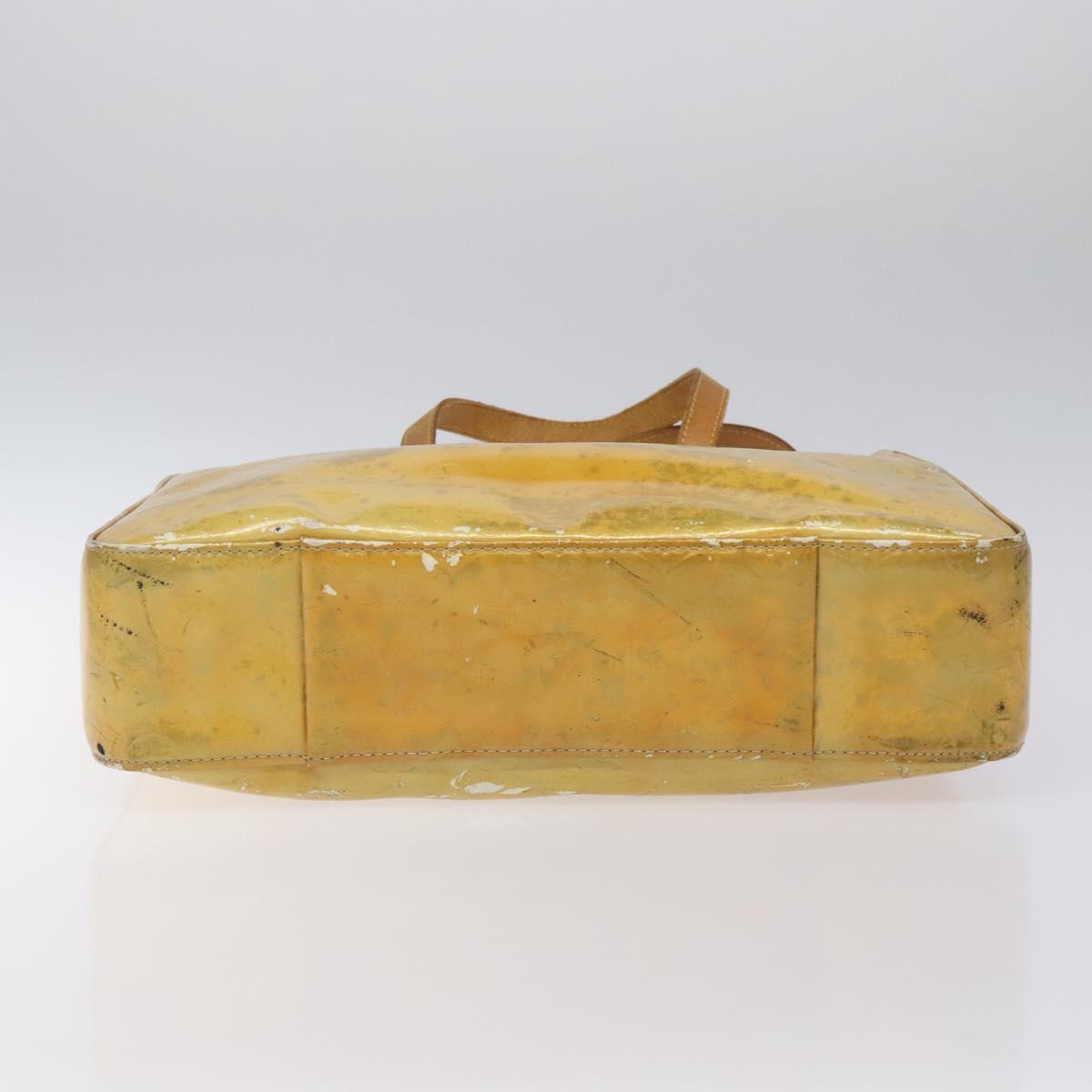 LOUIS VUITTON Monogram Vernis Columbus Tote Bag Gris M91028 LV Auth bs26524