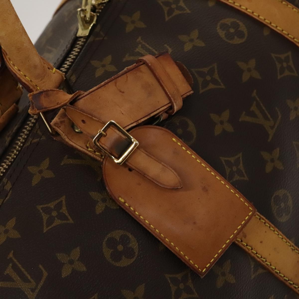 LOUIS VUITTON Monogram Keepall 50 Boston Bag M41426 LV Auth bs26525