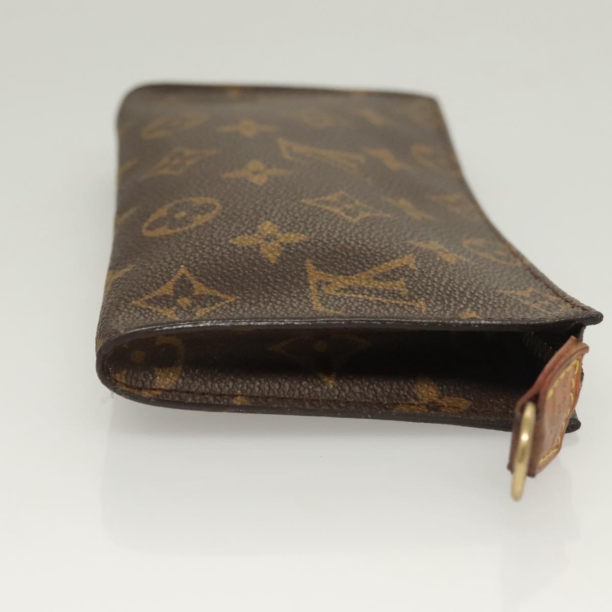 LOUIS VUITTON Monogram Bucket GM Accessory Pouch LV Auth bs26529