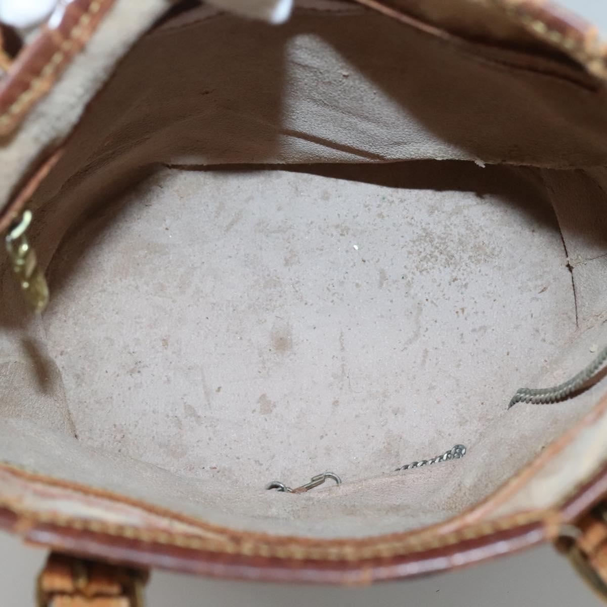 LOUIS VUITTON Monogram Bucket PM Shoulder Bag M42238 LV Auth bs26533