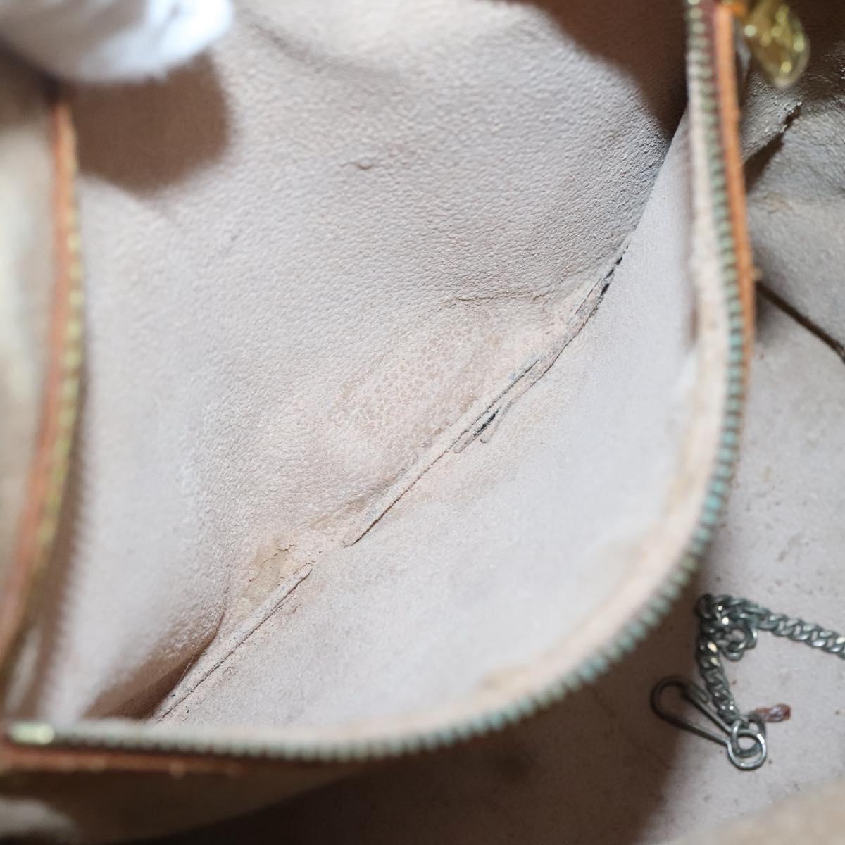 LOUIS VUITTON Monogram Bucket PM Shoulder Bag M42238 LV Auth bs26533