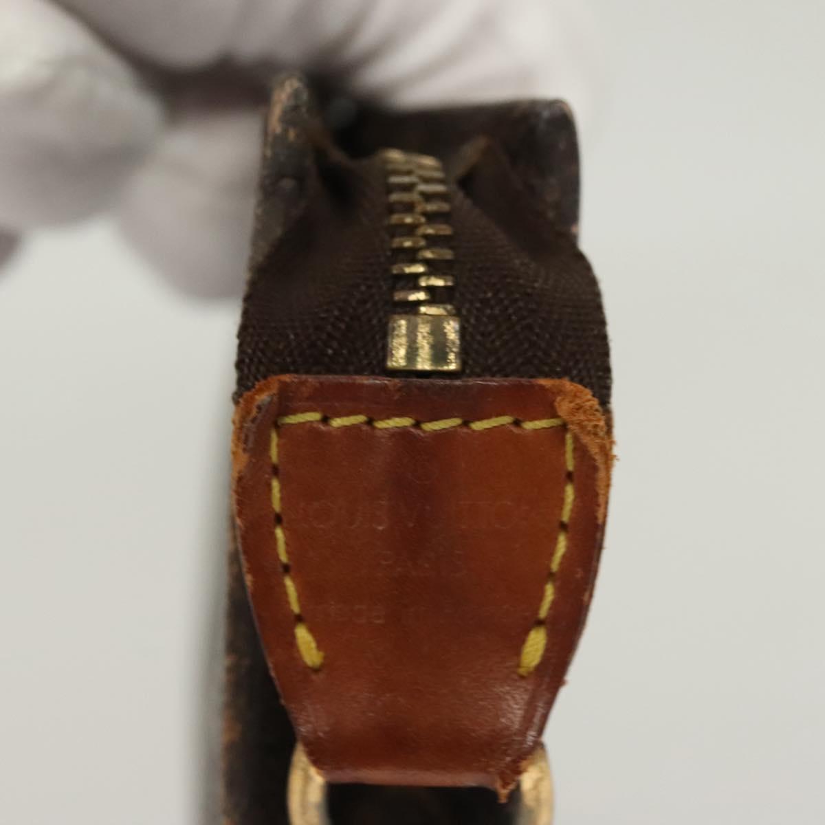 LOUIS VUITTON Monogram Bucket PM Accessory Pouch LV Auth bs26534