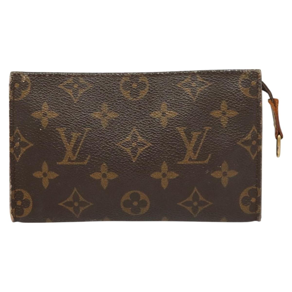LOUIS VUITTON Monogram Bucket PM Accessory Pouch LV Auth bs26534