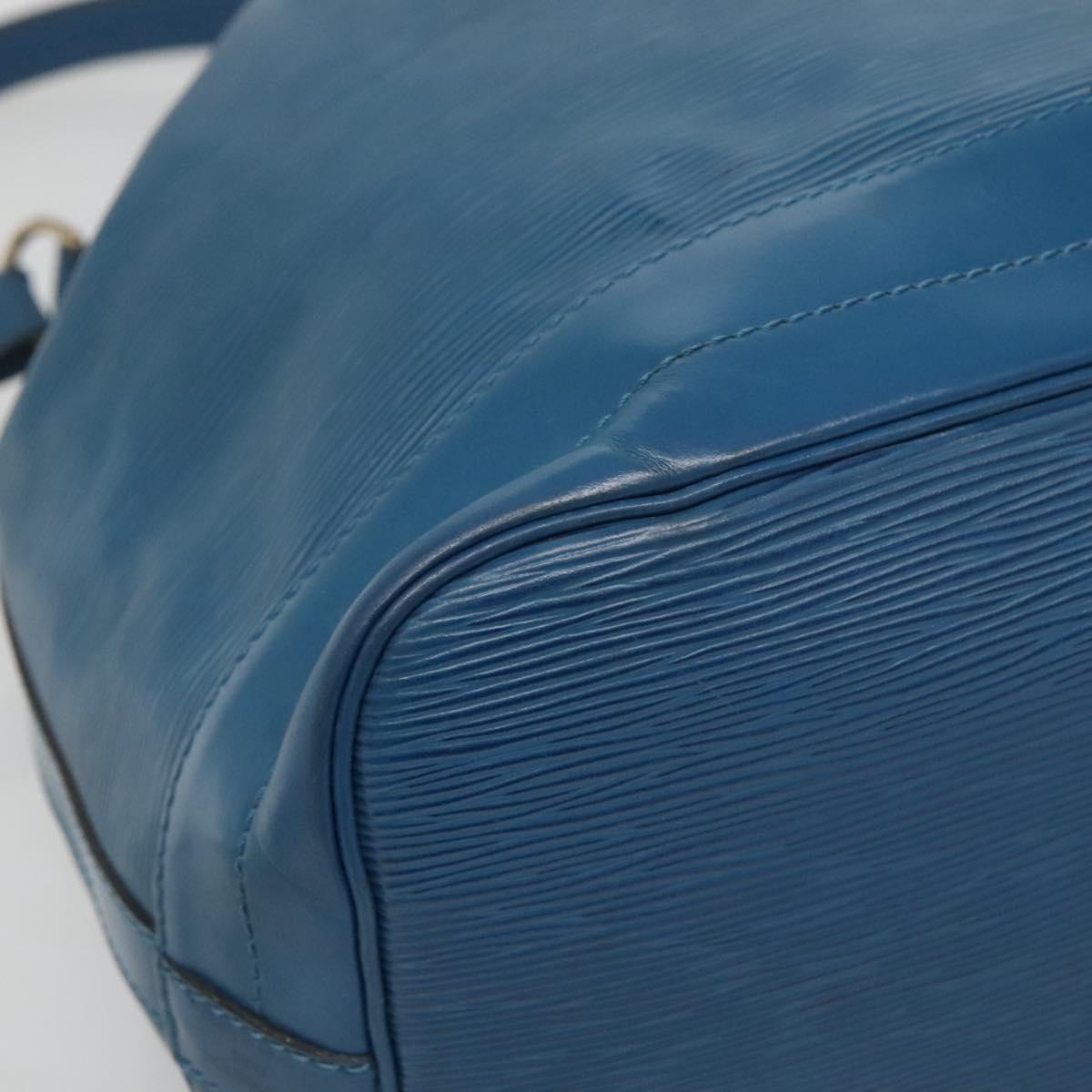 LOUIS VUITTON Epi Noe Shoulder Bag Toledo Blue M44005 LV Auth bs26539