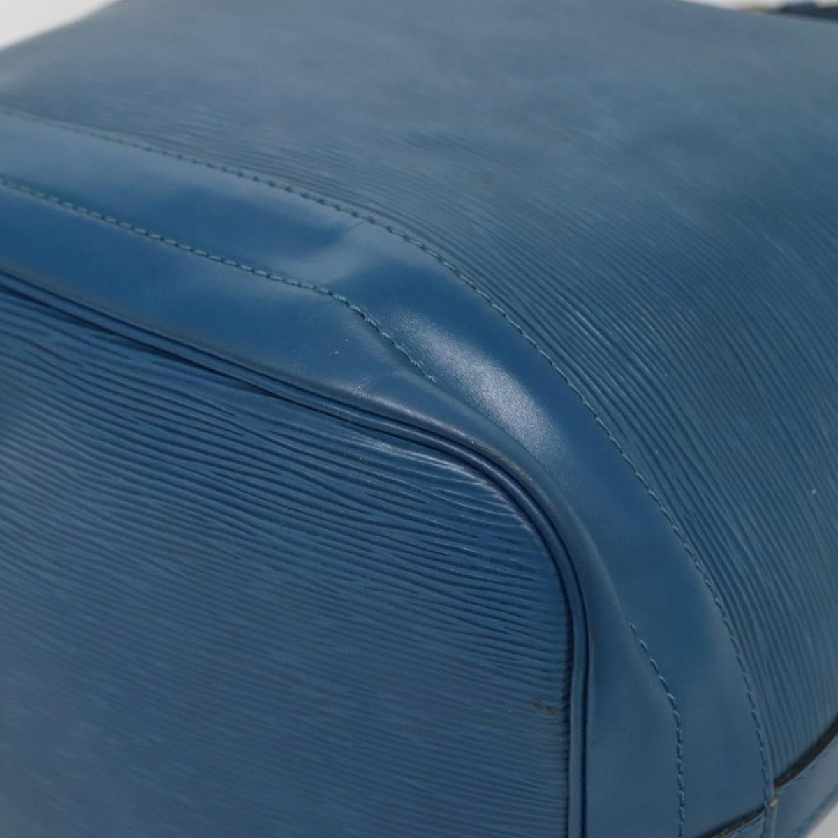 LOUIS VUITTON Epi Noe Shoulder Bag Toledo Blue M44005 LV Auth bs26539