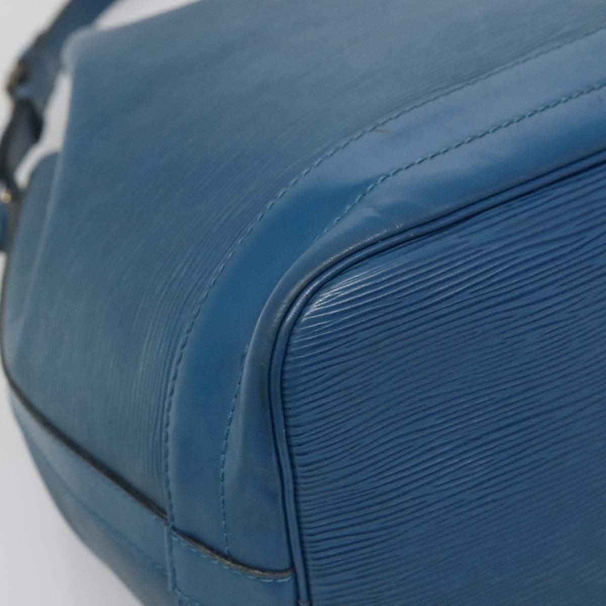 LOUIS VUITTON Epi Noe Shoulder Bag Toledo Blue M44005 LV Auth bs26539