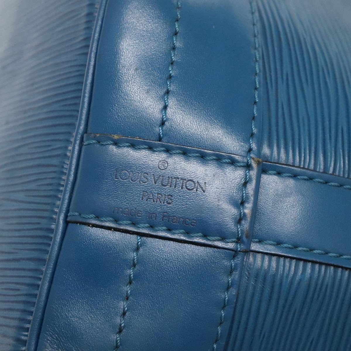 LOUIS VUITTON Epi Noe Shoulder Bag Toledo Blue M44005 LV Auth bs26539