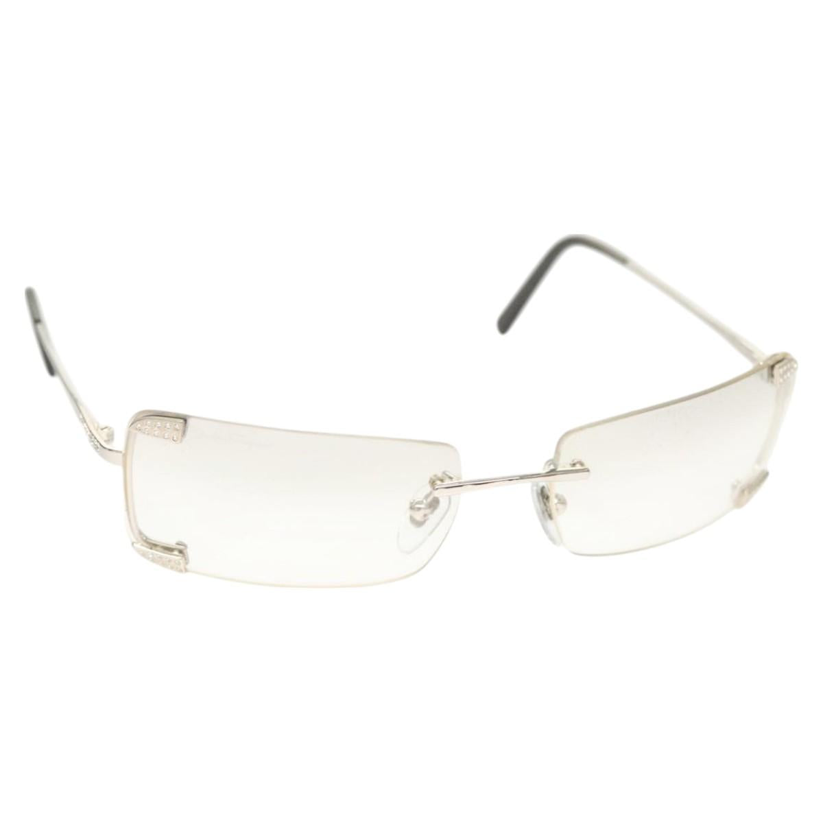 Salvatore Ferragamo Sunglasses metal Clear Auth bs26609