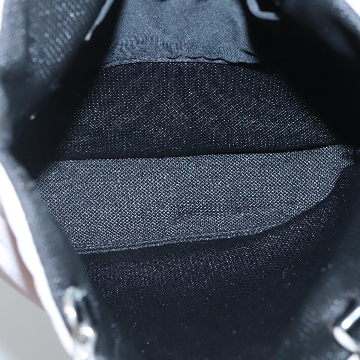 PRADA Hand Bag Nylon Pink Silver Auth bs26647