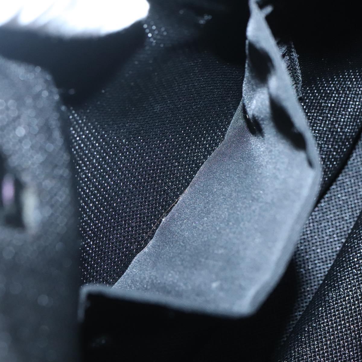 PRADA Hand Bag Nylon Pink Silver Auth bs26647