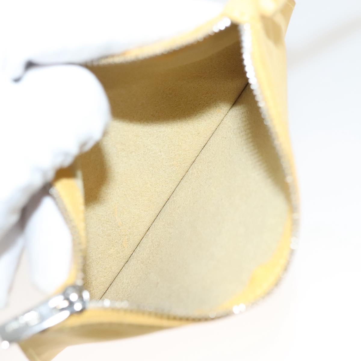 Salvatore Ferragamo Tote Bag Suede Yellow Auth bs26661