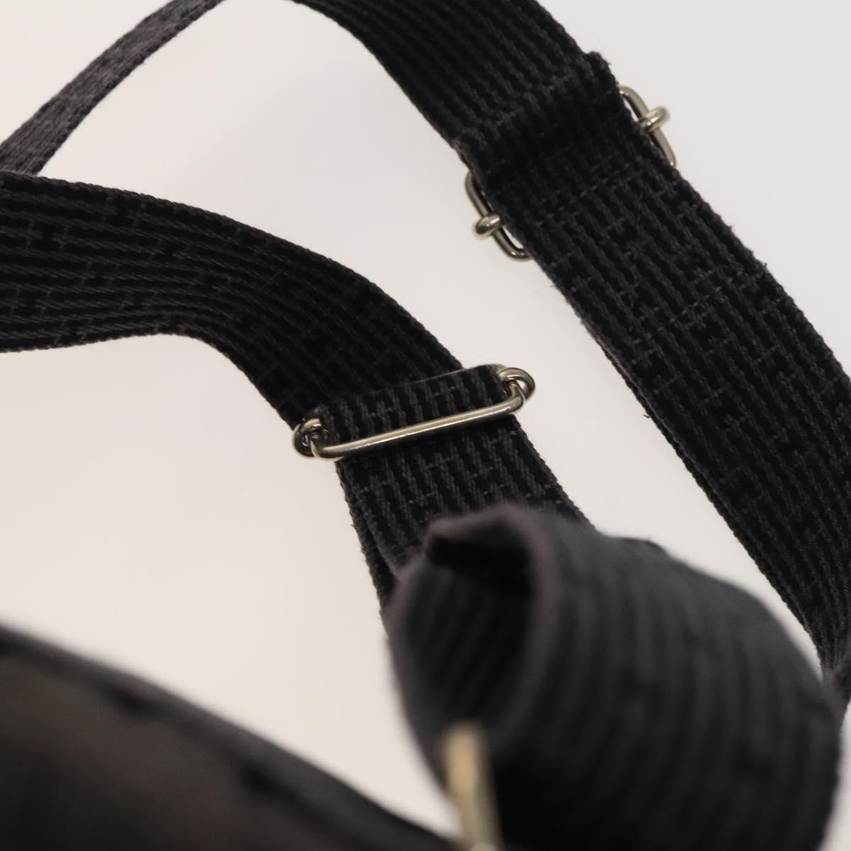 HERMES Her Line A Dos MM Backpack Canvas Gray Silver Auth bs26679