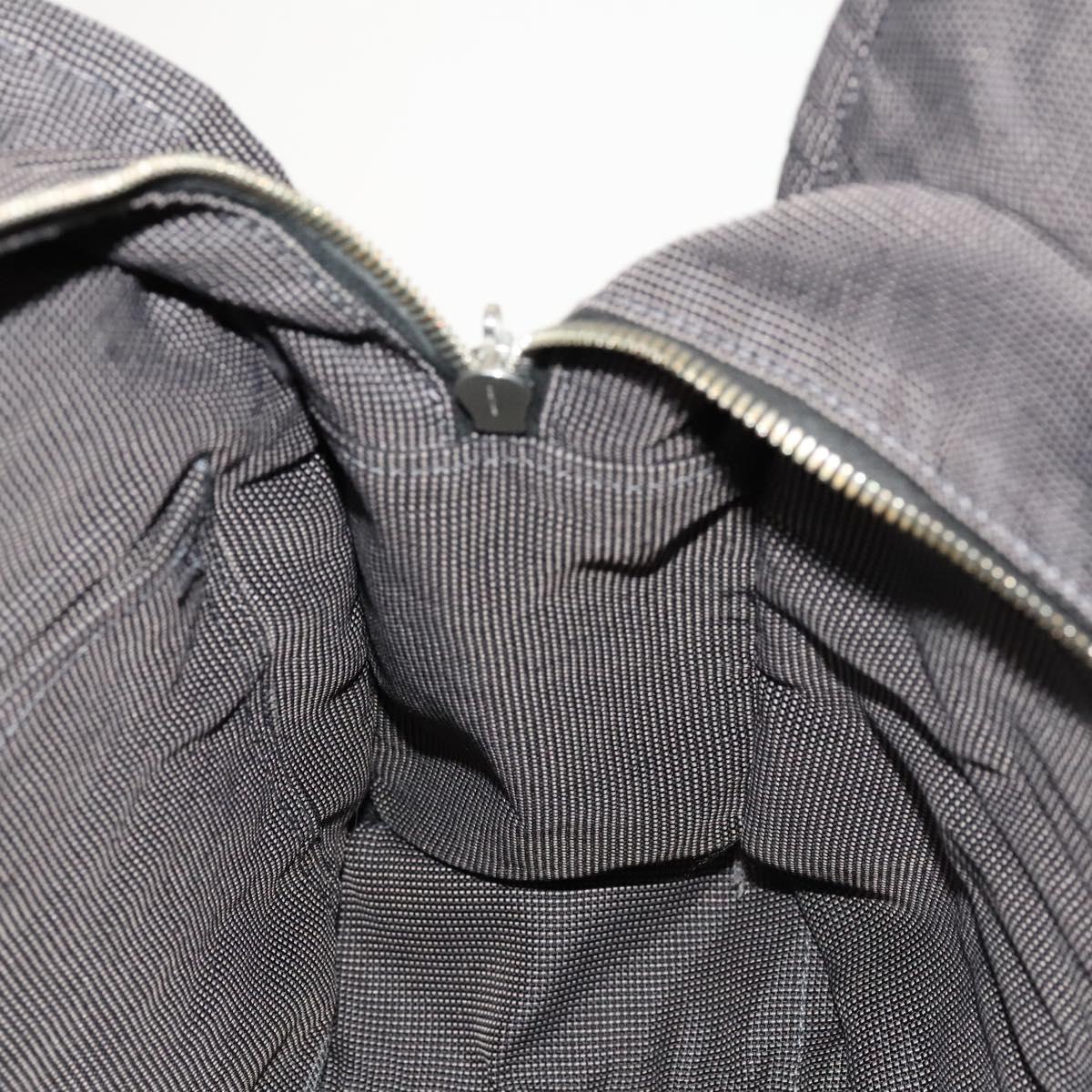 HERMES Her Line A Dos MM Backpack Canvas Gray Silver Auth bs26679