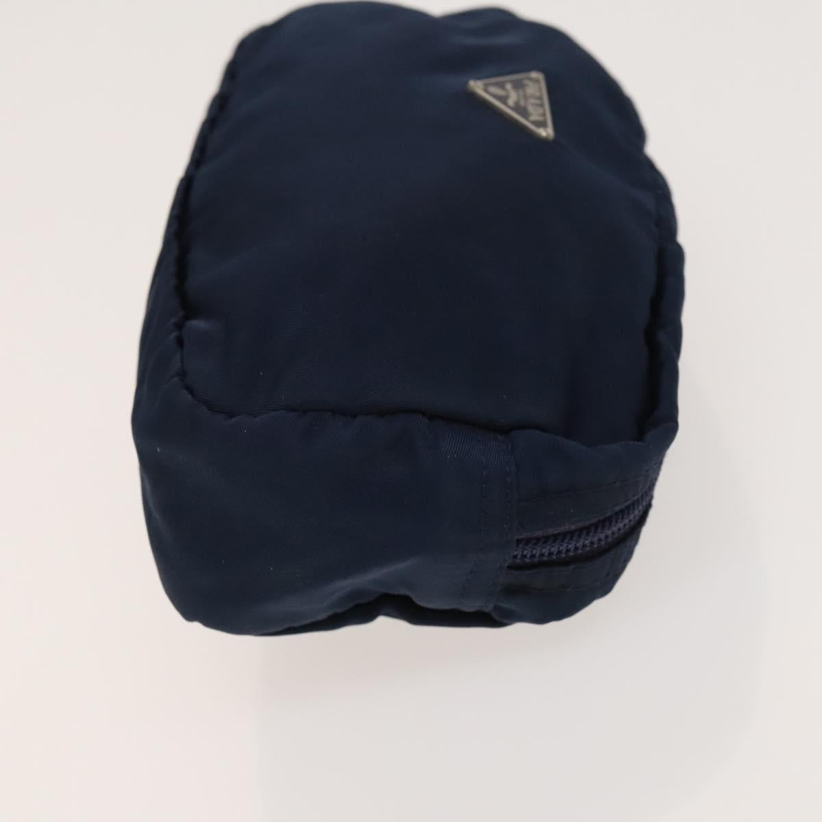 PRADA Pouch Nylon 2Set Wine Red Navy Auth bs26739