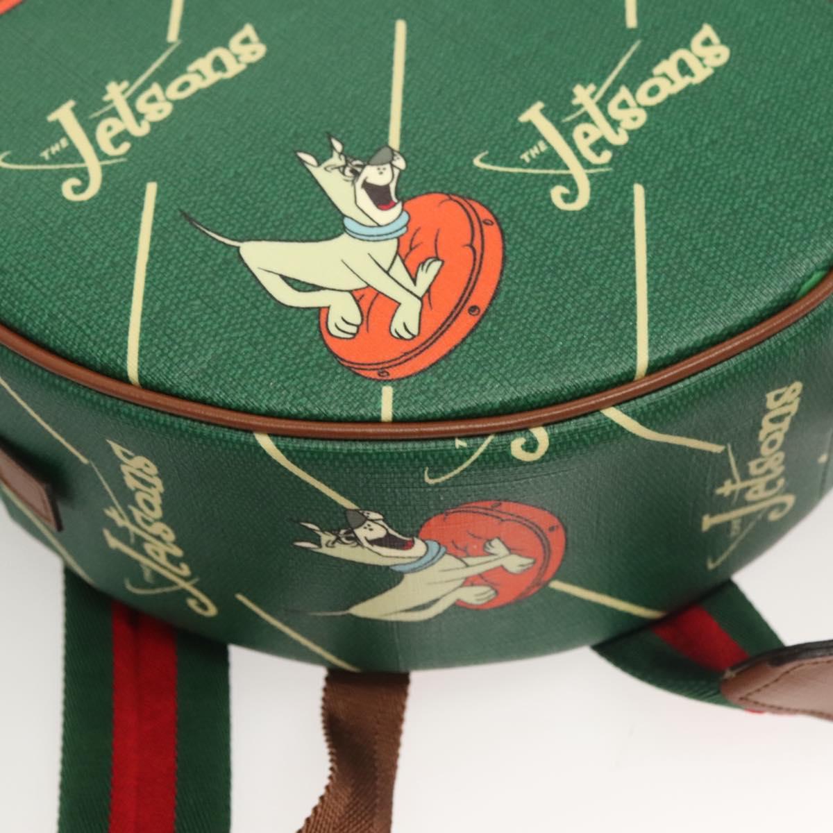 GUCCI The Jetsons Web Sherry Line Children Backpack PVC 752358 Auth bs26793