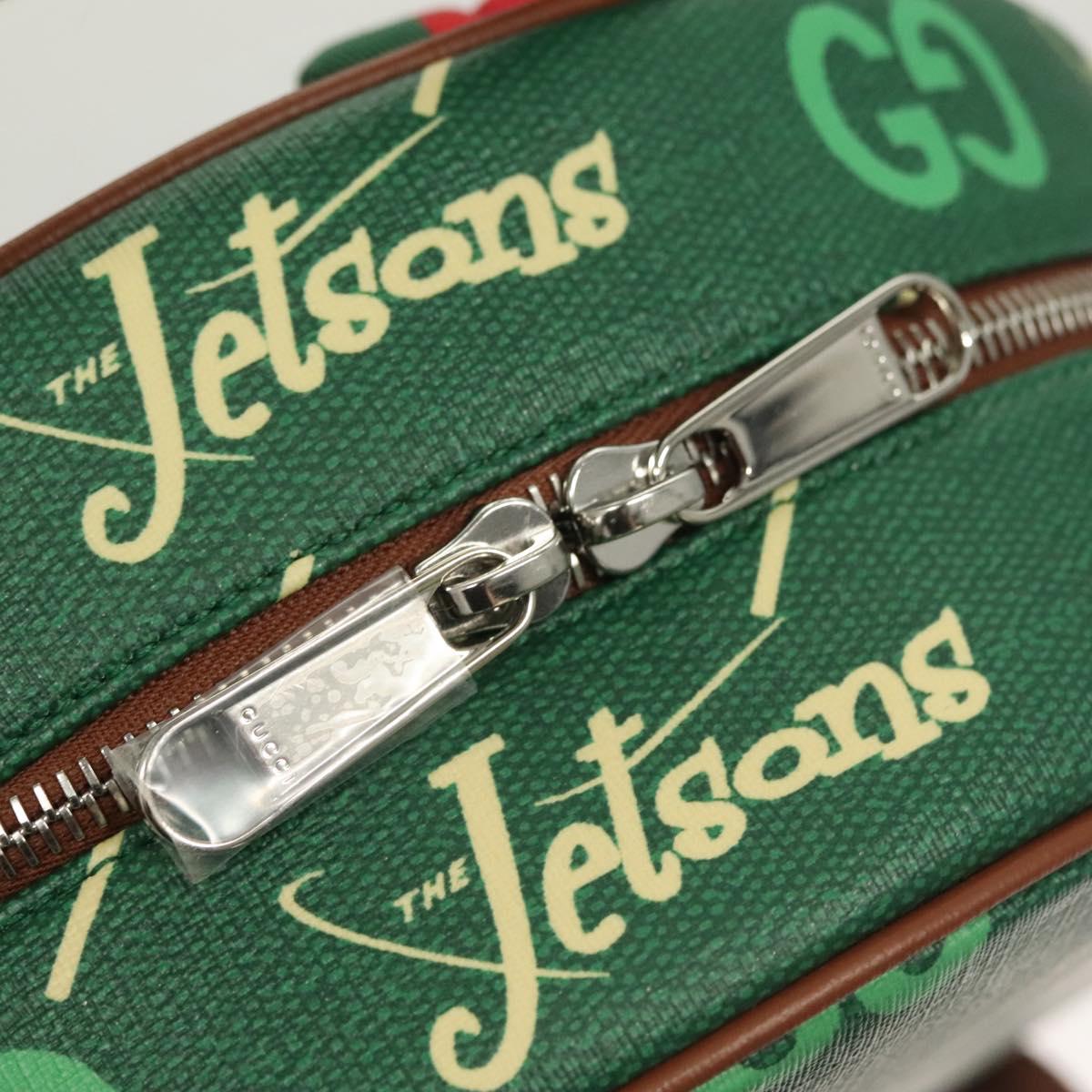 GUCCI The Jetsons Web Sherry Line Children Backpack PVC 752358 Auth bs26793