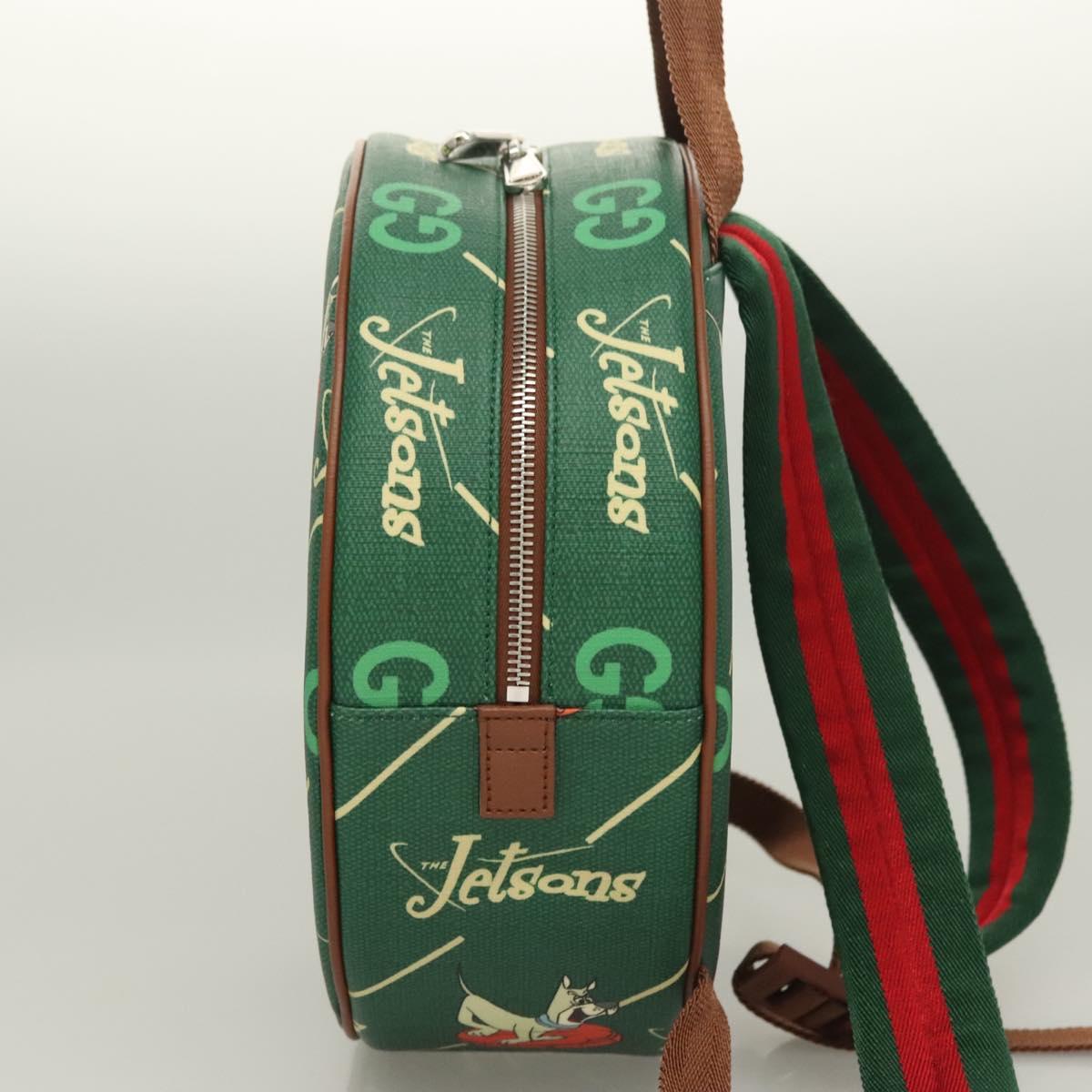 GUCCI The Jetsons Web Sherry Line Children Backpack PVC 752358 Auth bs26793