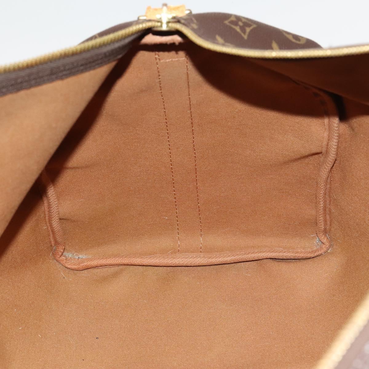 LOUIS VUITTON Monogram Keepall Bandouliere 50 Boston Bag M41416 LV Auth bs26812