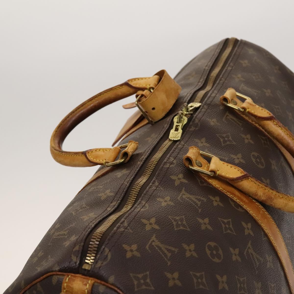 LOUIS VUITTON Monogram Keepall Bandouliere 50 Boston Bag M41416 LV Auth bs26812