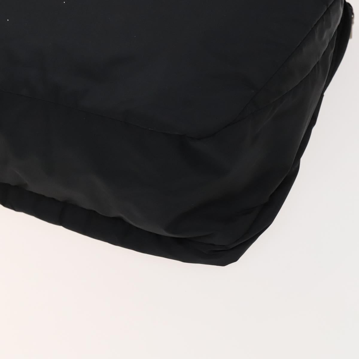 PRADA Sports Shoulder Bag Nylon Black Silver Auth bs26885