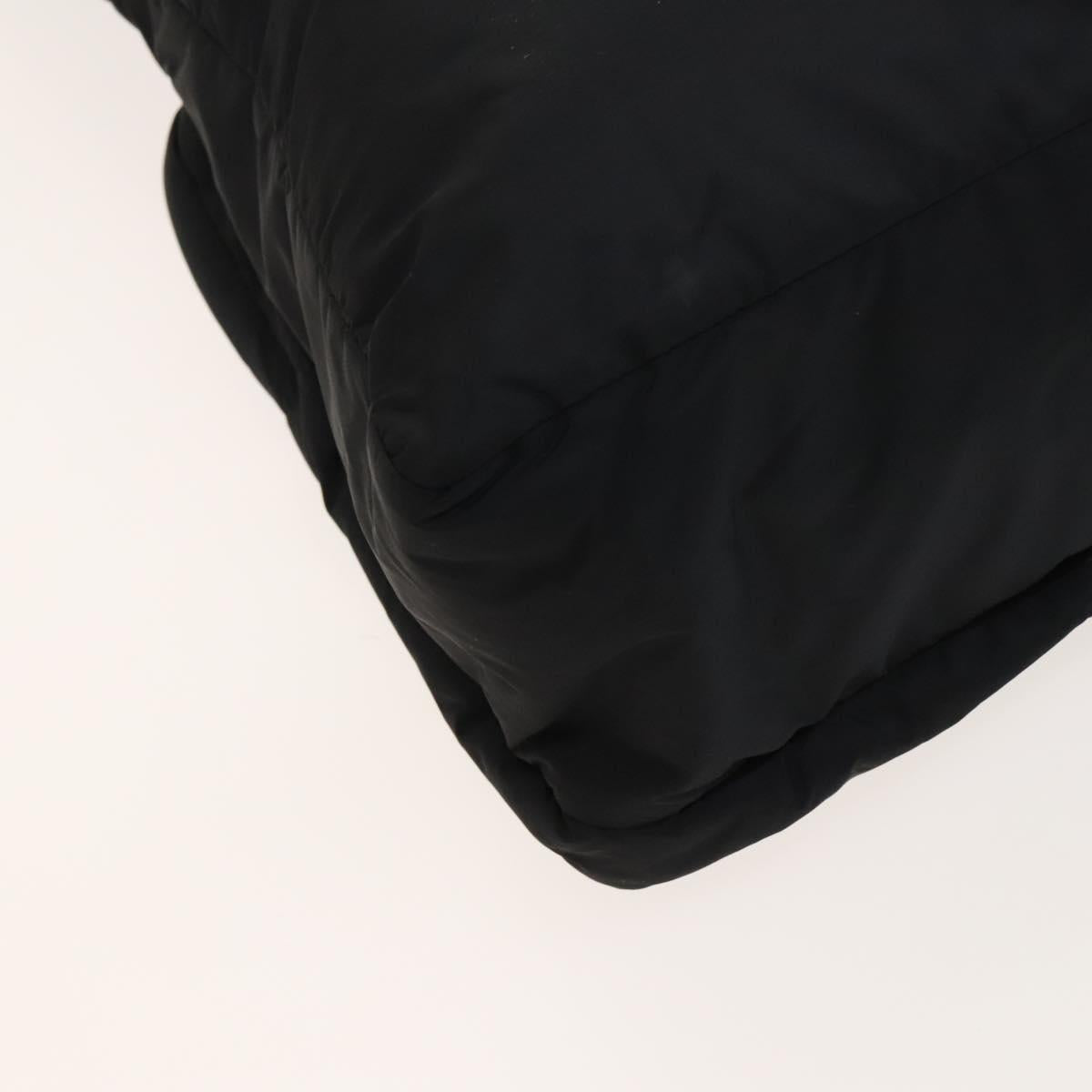 PRADA Sports Shoulder Bag Nylon Black Silver Auth bs26885