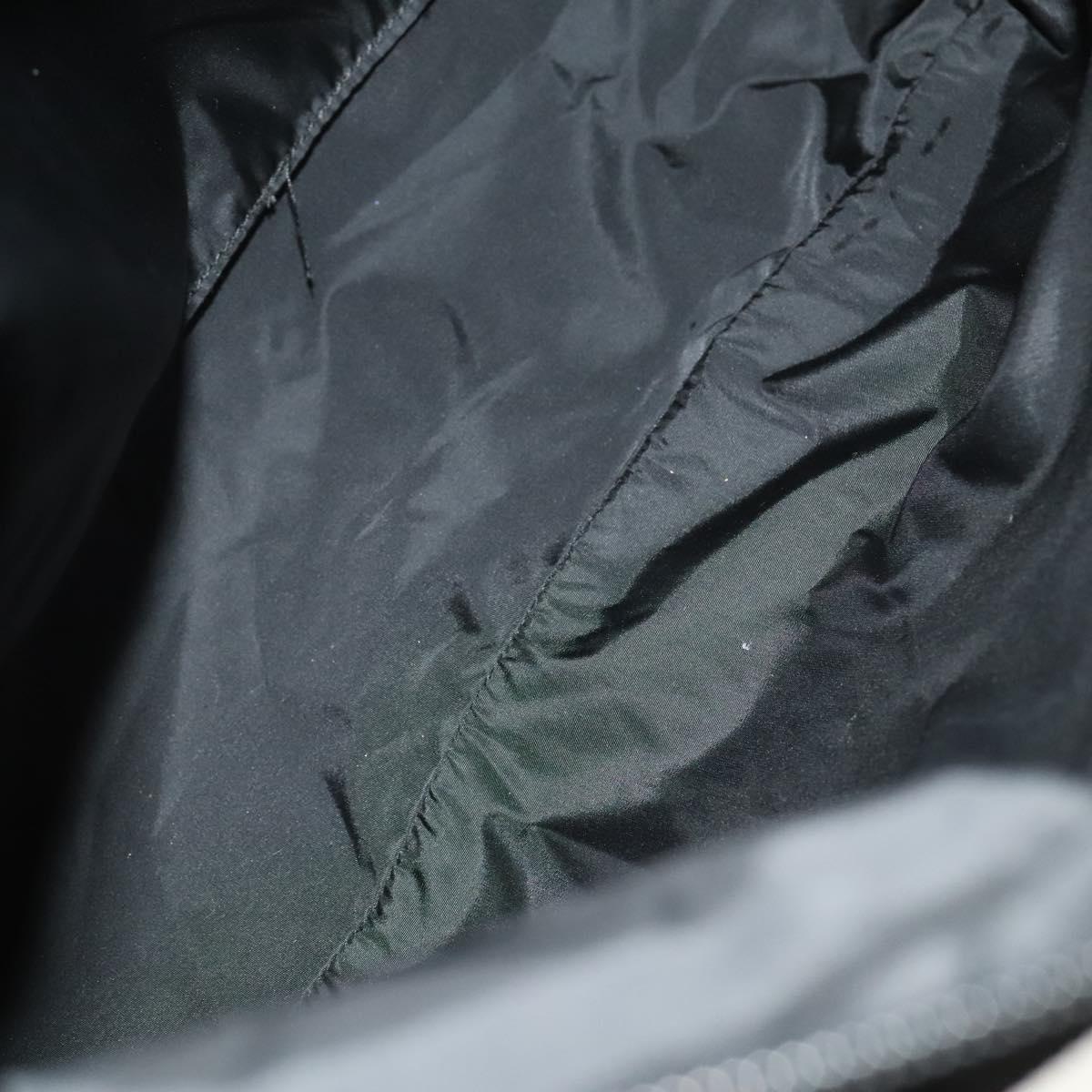 PRADA Sports Shoulder Bag Nylon Black Silver Auth bs26885