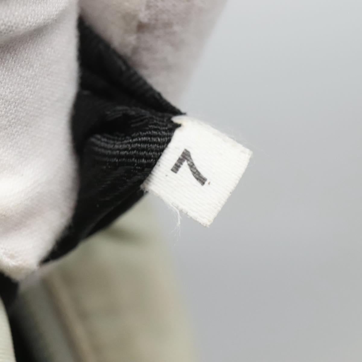 PRADA Hand Bag Nylon White Auth bs26886